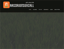 Tablet Screenshot of grassrootsoncall.com